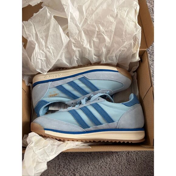 NEW IN BOX Adidas Originals SL 72 RS Shoes Size 6.5 Mens Ink Blue Clear Sky